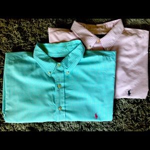 Ralph Lauren 100% 3XB lght wht cotton dress shirt